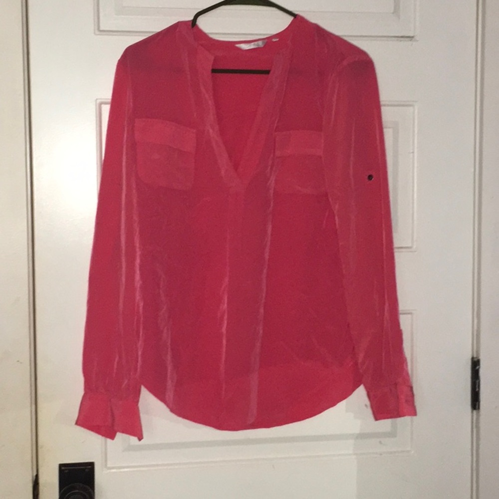 Peach blouse